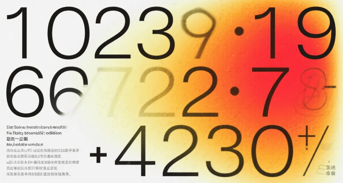 号码分布热力示意